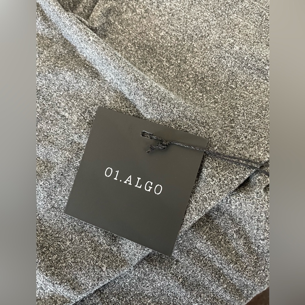 Nwt 01.Algo Performance 1/4 Zip Pullover Gray Ath… - image 4